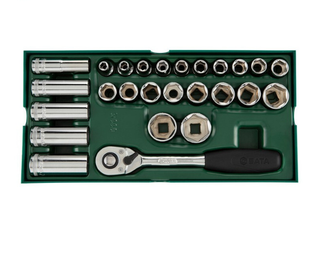 世达SATA 工具托套装-26件12.5MM系列套筒世达09915套筒扳手组套