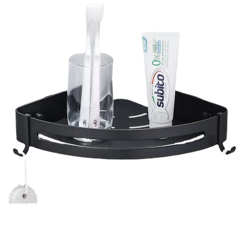 Bathroom toilet storage rack without punching space aluminum storage rack toilet punching hardware pendant tripod