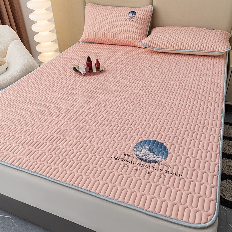 Sombrilla de cama fresca, alfombra de enfriamiento de verano para el hogar, sábana de seda de hielo de verano, sábana de cama, alfombra de aire acondicionado lavable para dormitorio