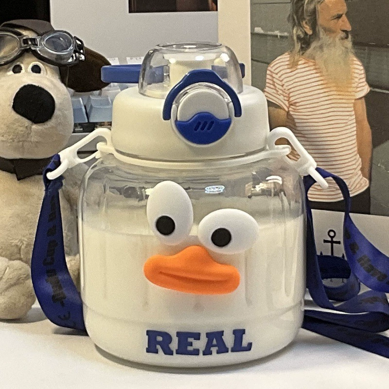 Новая большая чашка для живота, красивая простая удобная чашка большой емкости, весенне-летняя взрывозащищенная соломенная чашка с ручкой