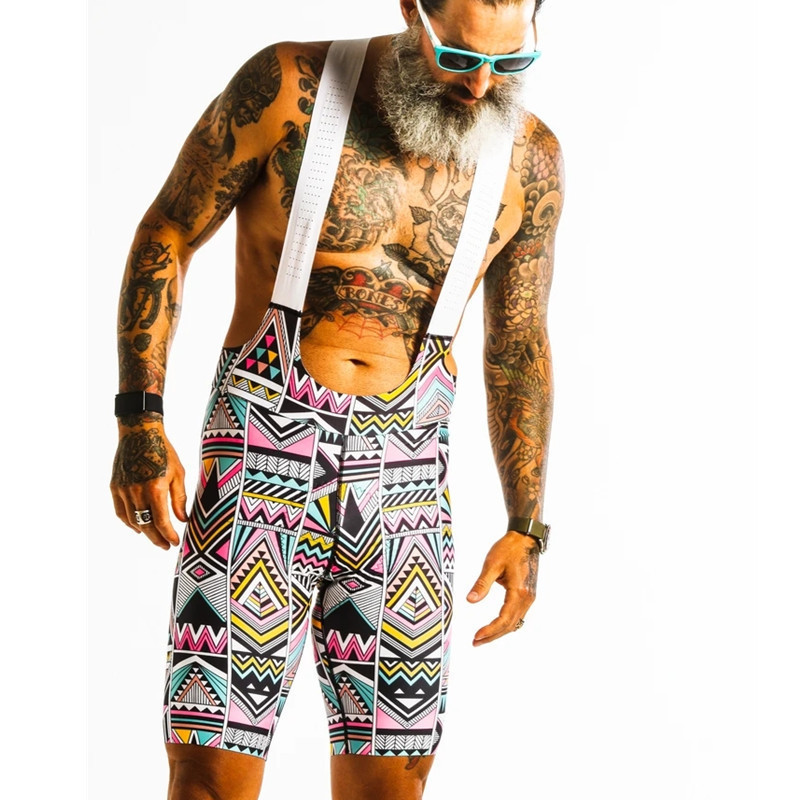 Cross Border PANTS Riding Suit Strap Shorts Summer Mountain Bike Road Bike Quick Dry Riding PANTS Race Suit