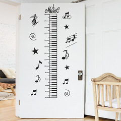 新款LD96080創意音符身高貼兒童房音樂教室家居裝飾牆貼畫自粘