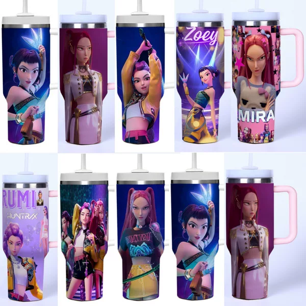 Amazon Cross-Border New 40oz K-Pop Girl Group Giant Ice Cup Vacuum Car Cup Wholesale