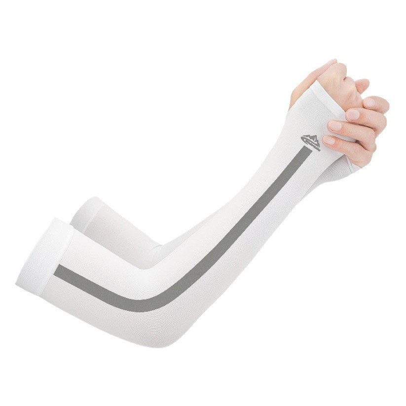 Nuevo verano hielo seda sol protección ovisleeve mano manga brazo protección guantes hombres y mujeres al aire libre equitación deportes sol protección brazo hielo manga