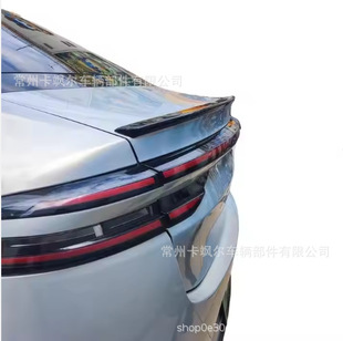 For Gac Aion Aion S Plus 2021 2022 Rear Spoiler Carbon Look