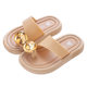 Children's Slippers Explosive Princess High-heeled Western Style Girls' Outer Wear Baby Fashion Internet Popular Soft Bottom Korean Style Out-of-house Sandals