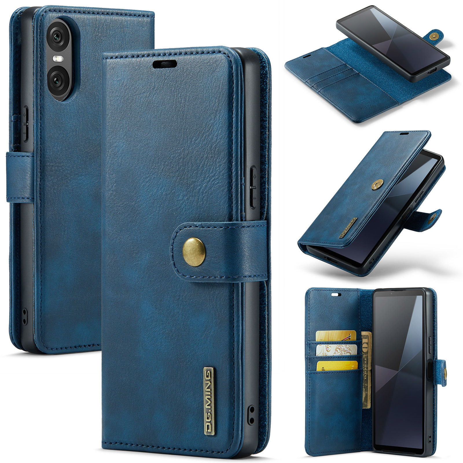 For Sony Xperia 10 VI Mobile Phone Case Xperia 1 VI 2-in -1 Split Leather Case 2024_voghion.com