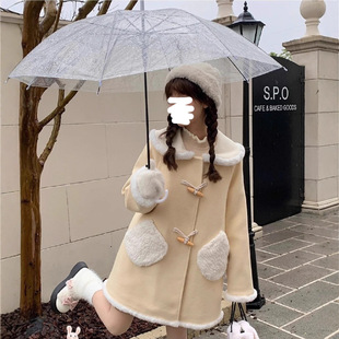 �ӽq�Ӻ���fufu�Sɫ���Ӵ���Ů�ﶬ��С���¶�Ͱ�ë��ţ�ǿ�����