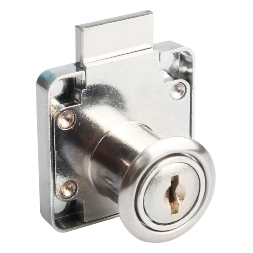 Cerradura del cajón del escritorio vieja cerradura del armario alargado cerradura del Gabinete muebles de cristal cerradura mesita de noche archivo estantería cerradura sólida