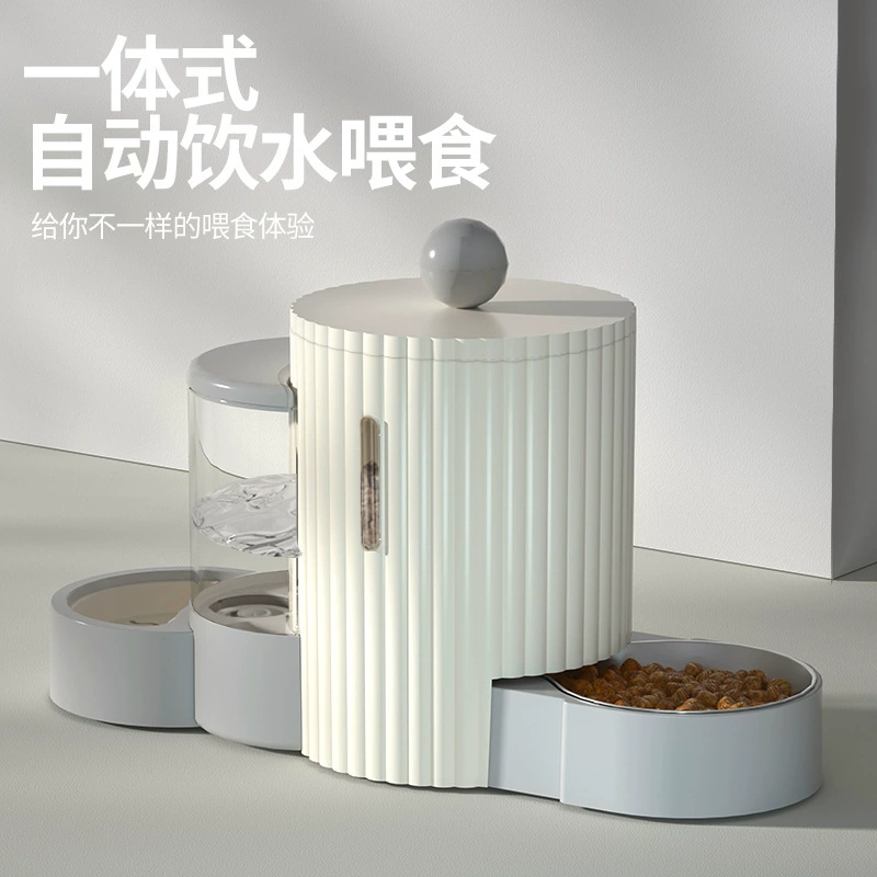 Любимчика воды и еды интегрированный собака чаша любимчика Автоматическая Фидер питьевой воды кошка двойной чаша корм для домашних животных миска из нержавеющей стали миска для риса