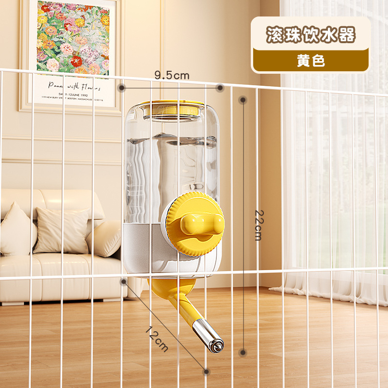 Bebedero para perros, boca no mojada, bola colgante para mascotas, agua potable, jaulas para conejos, alimentación automática para cachorros