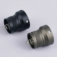 M300/M600战术手电筒皇冠头开关按键长亮点亮SF鼠尾尾盖更换配件