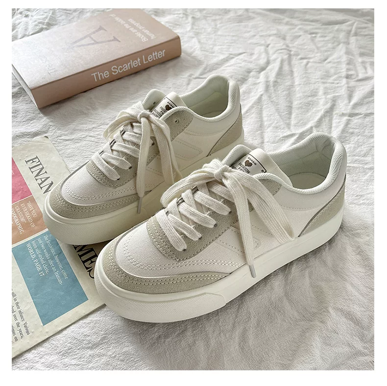 Sneakers, Lightweight Summer Fabric Upper, Lace-up Casual Shoes, Sizes 35–40