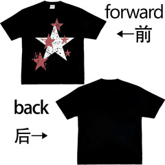 特大柄貿易Tシャツ 男女兼用 レトロY2KプリントTシャツ ストリートトレンド 男女兼用 クロスボーダー ヨーロッパとアメリカンスタイルのTシャツ