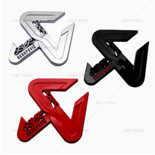 Suitable for Scorpio Modified Personalized Car Stickers Akrapovic Car Metal Car Logo Car Decoration Labeling Tail Label