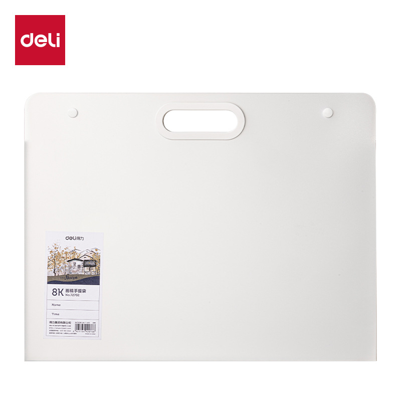Deli 72702-8K Drawing Sketch Bag (Transparent) (Piece)