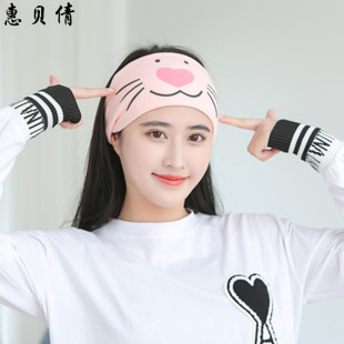 Spring and Summer Moon Hair Band Fashion Cartoon Pregnant Women Hair Band Moe Tiger Birth Hat Women Makeup Headscarf Factory Outlet