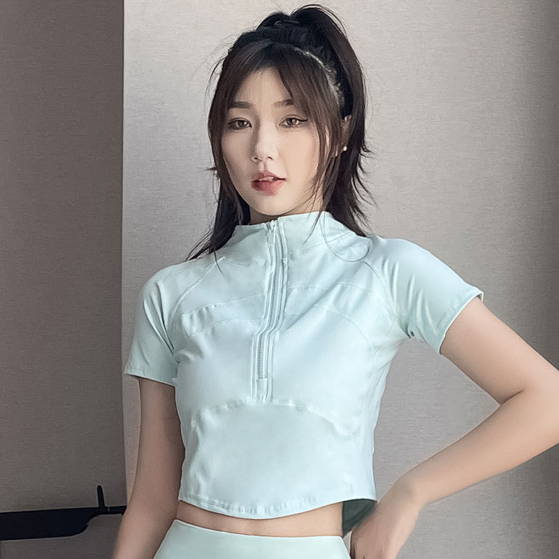 반소매/파우더 블루