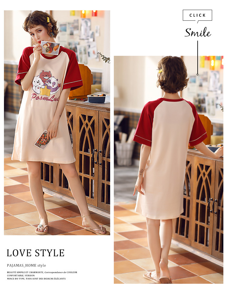 Chemise de nuit en coton - Ref 3446353 Image 25