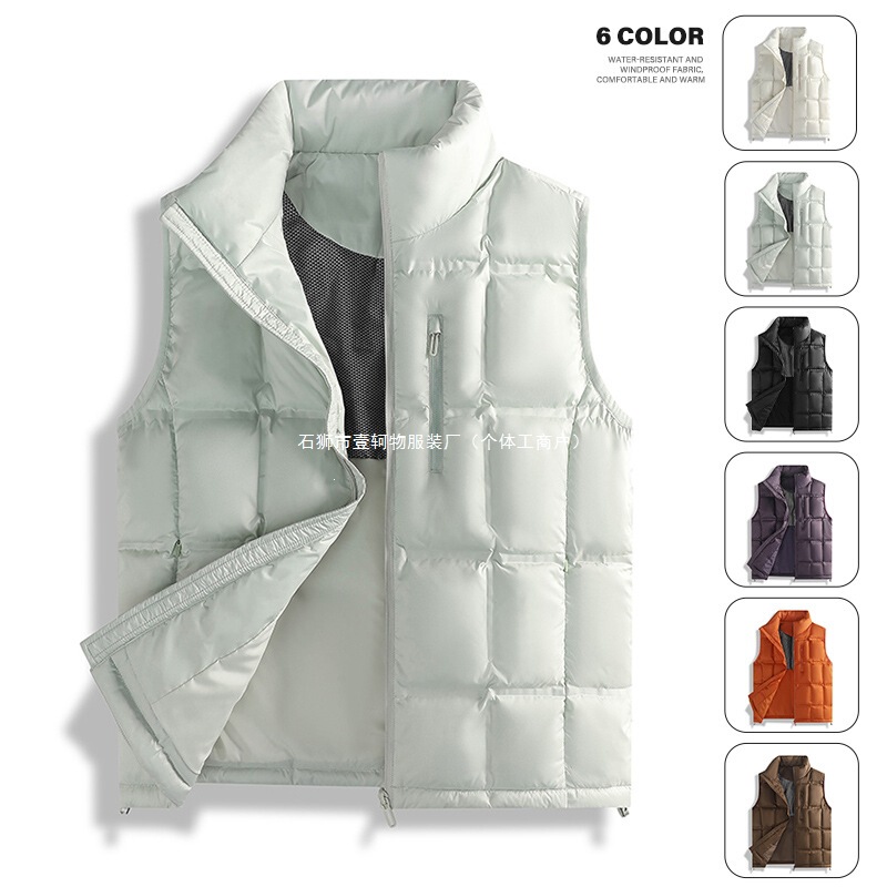 Graphene Inner Lining Warm Vest for Men 2026 New High-Quality Warm Stand-Up Collar Cotton Jacket Unisex Autumn and Winter Plus Size Graphene Inner Lining Warm Vest for Men 2026 New High-Quality Warm Stand-Up Collar Cotton Jacket Unisex Autumn and Winter Plus Size