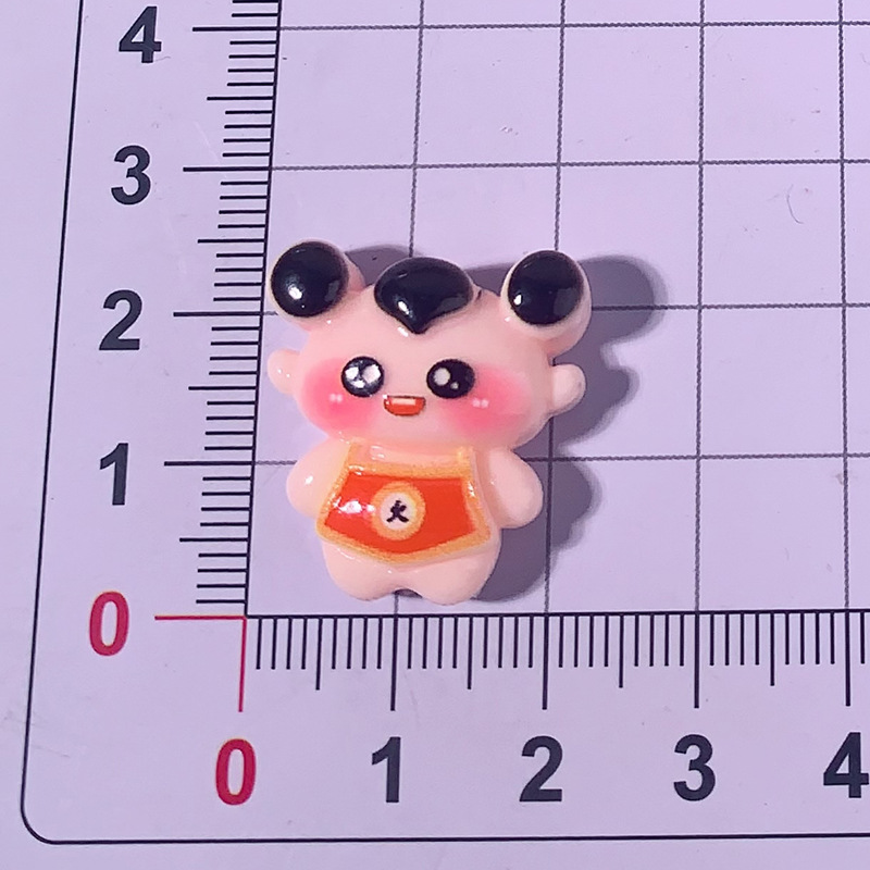 Nuevos dibujos animados viaje al oeste Gokong diy accesorios de resina crema pegamento para el cabello adornamiento para el cabello colgante botón de zapatos material hecho a mano