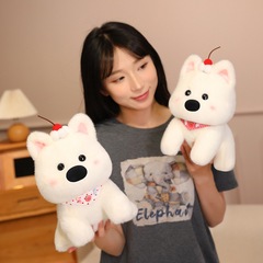 かわいいスカーフウエストハイランド犬ぬいぐるみ子犬子供のギフト人形オフィス枕スクラッチマシン人形卸売