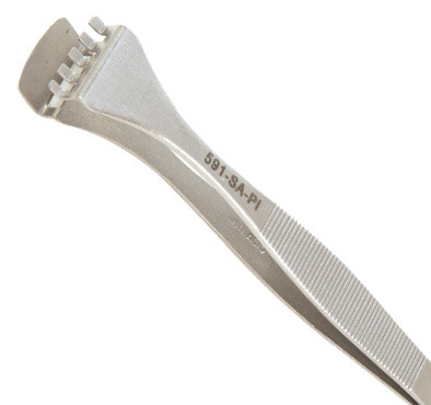 意大利EXCELTA 591-SA-PI -二5英寸不锈钢/抗磁晶圆处理镊子