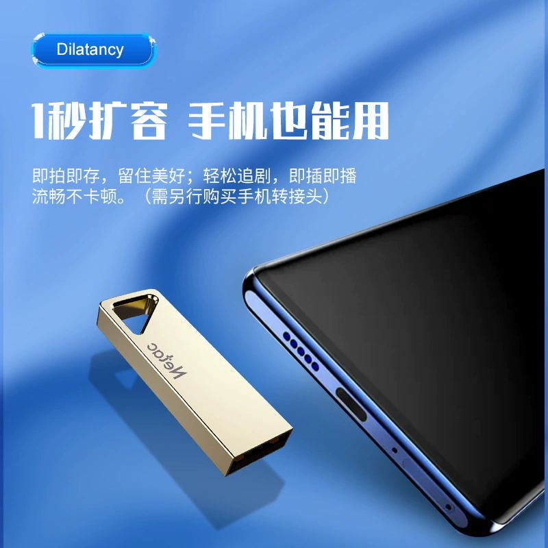 Металлическая компактная портативная USB-флешка совместимая с USB, 16ГБ, G32, 32ГБ, G64, 64ГБ, деловая версия