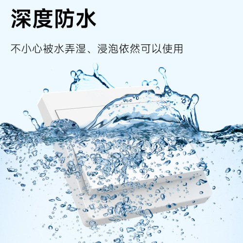 Type 86 self-generating wireless switch, wiring-free, battery-free remote control switch, dual control, wall switch at will