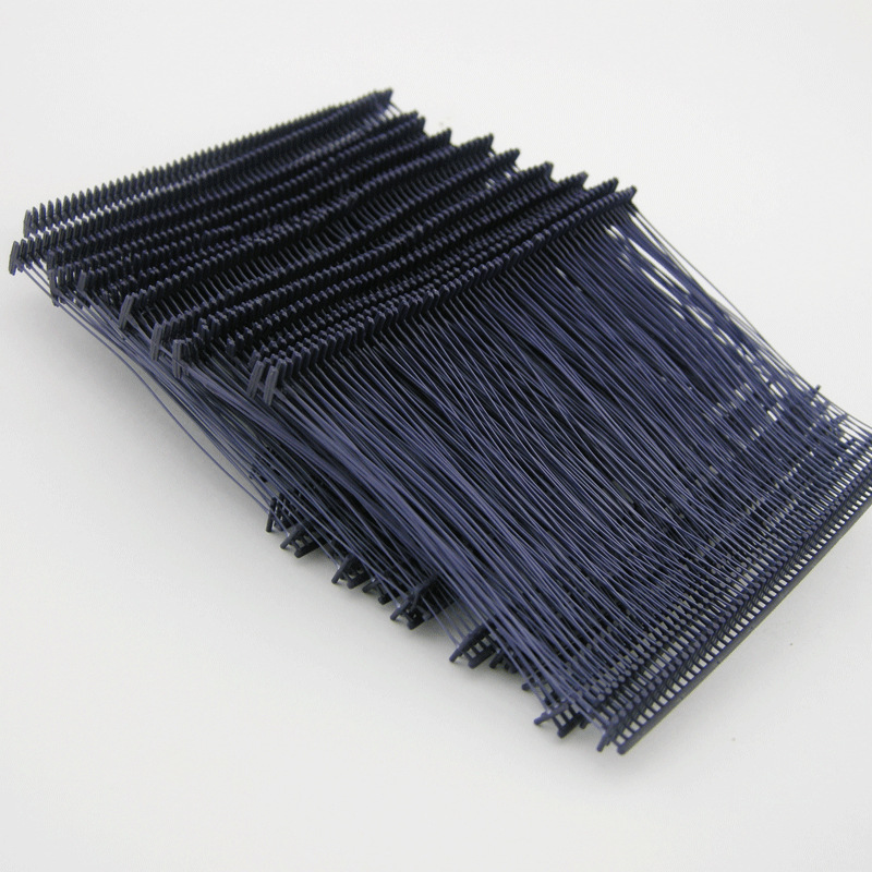 Color en forma de I pegamento aguja PP grueso pegamento aguja 5cm etiqueta pistola pin fijo Calcetines agua de lavado pegamento aguja bala