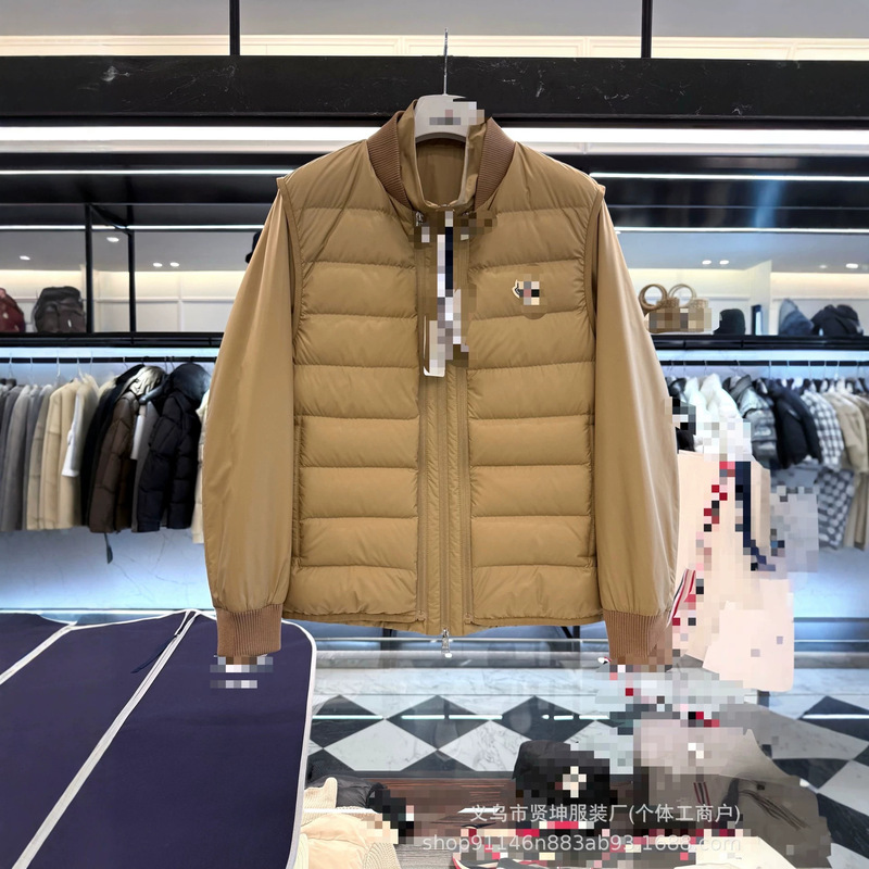 Mengkou Down Jacket 2026 New Verney Men's Three-in-One Short 90 White Goose Down Jacket Outerwear Mengkou Down Jacket 2026 New Verney Men's Three-in-One Short 90 White Goose Down Jacket Outerwear