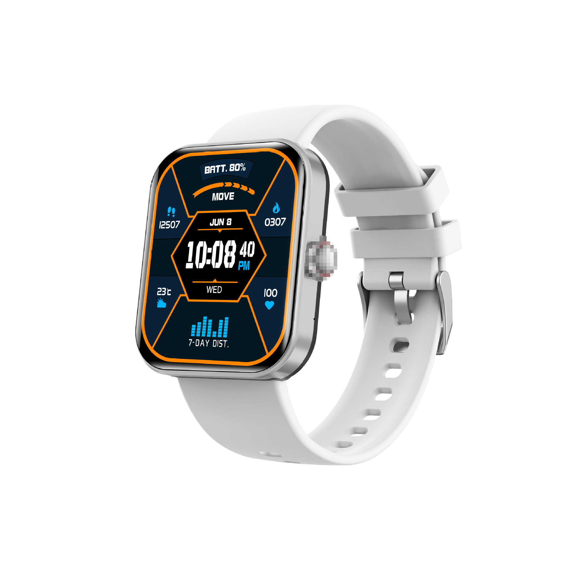 GS F16 Huaqiangbei cross-border real body temperature smart watch heart rate blood oxygen Bluetooth call payment