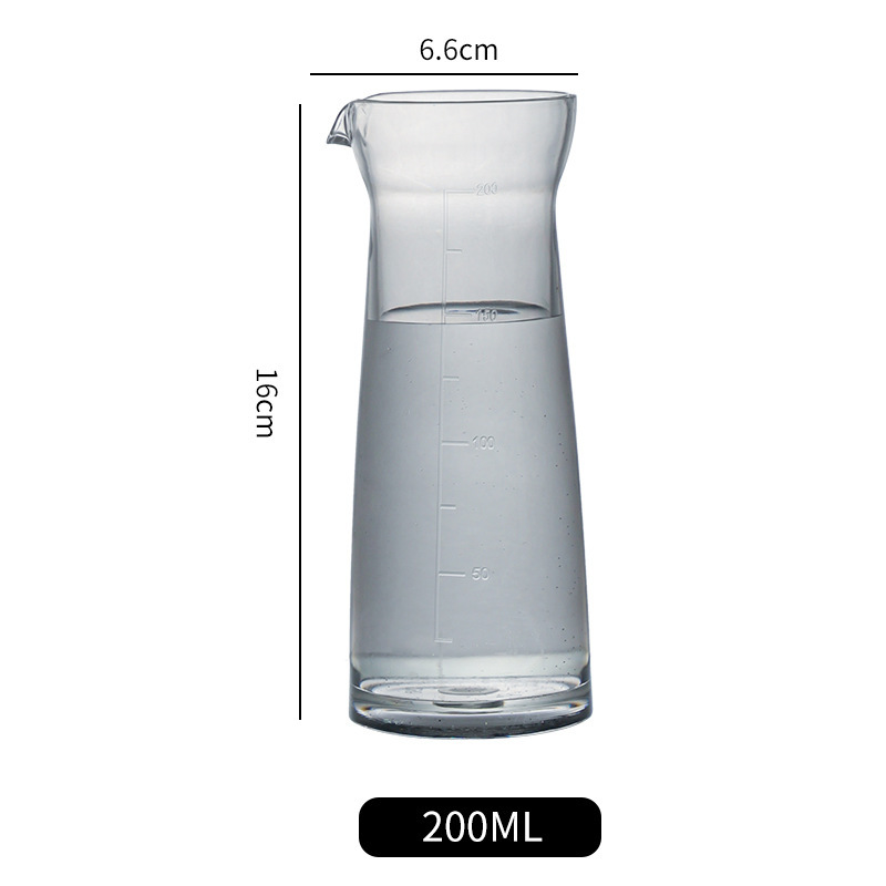 Dispensador de vino acrílico, decantador de licor de plástico, jarra de vino tinto con asa y escala, venta al por mayor del fabricante para uso doméstico. image 12