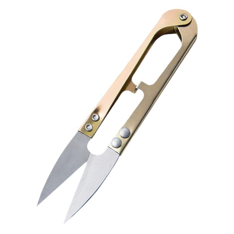 acero al carbono tijer pequeña cabeza de corte de alambre U-sorte de corte de alambre cruzado de acero de corte de alambre de costura de corte de ropa especial