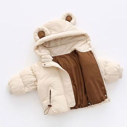  Autumn/Winter New Boys' Padded Jacket Korean Style Thick Autumn/Winter Outfit Baby Girls' Cotton Coat Cotton Suit Trendy
