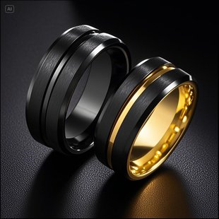 Anti Stress Anxiety Fidget Spinner Couple Rings For Lovers R