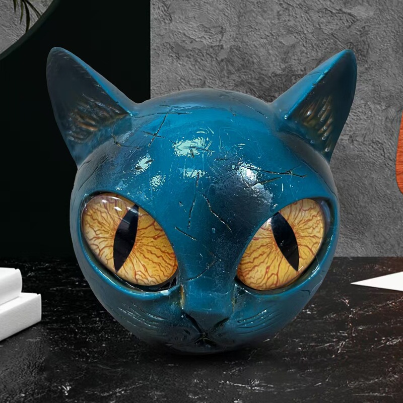 创意品 Luxury black cat figurine 奢华黑猫摆件 迷你小猫纪念品|undefined
