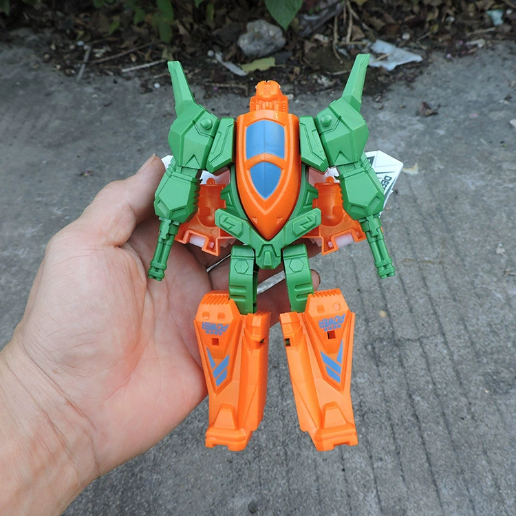 Manual transformer (Mech Federation) plastic robot toy, 24.95×9.98×16.1 cm, 2 figures, color box