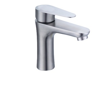 Stainless steel wash basin small faucet hot and cold single hole water dragon hot and cold water single stainless undercounter faucet hand washing