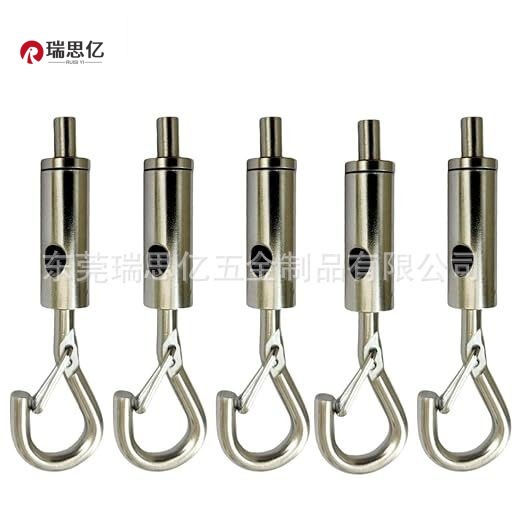 锁线钩挂钩款锁线器可调节挂钩大号自锁挂钩晾衣绳钩画展挂画钩