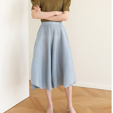 厂家直供专柜品质高端风褶皱大码宽松百搭显瘦时尚休闲裤裙pleats