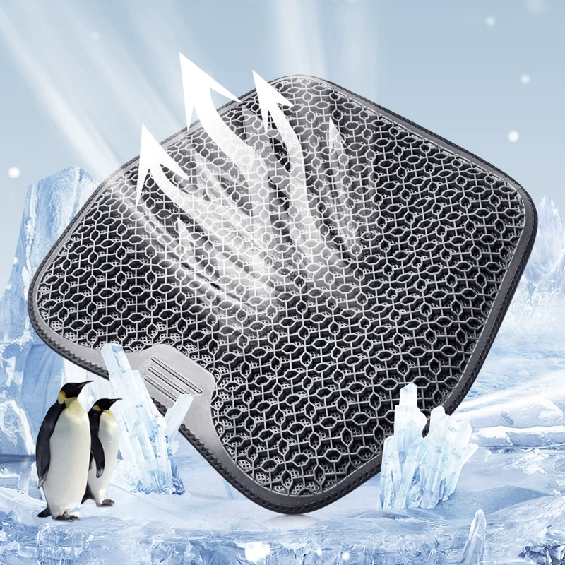 Гелевая подушка для автомобильного сиденья, сотовая силиконовая охлаждающая подушка для стула, летняя подушка для одного сиденья, подушка для грузовика, сидячая офисная подушка