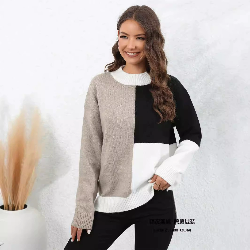 Winter knitted sweater, European style, plus size, oversize, Amazon