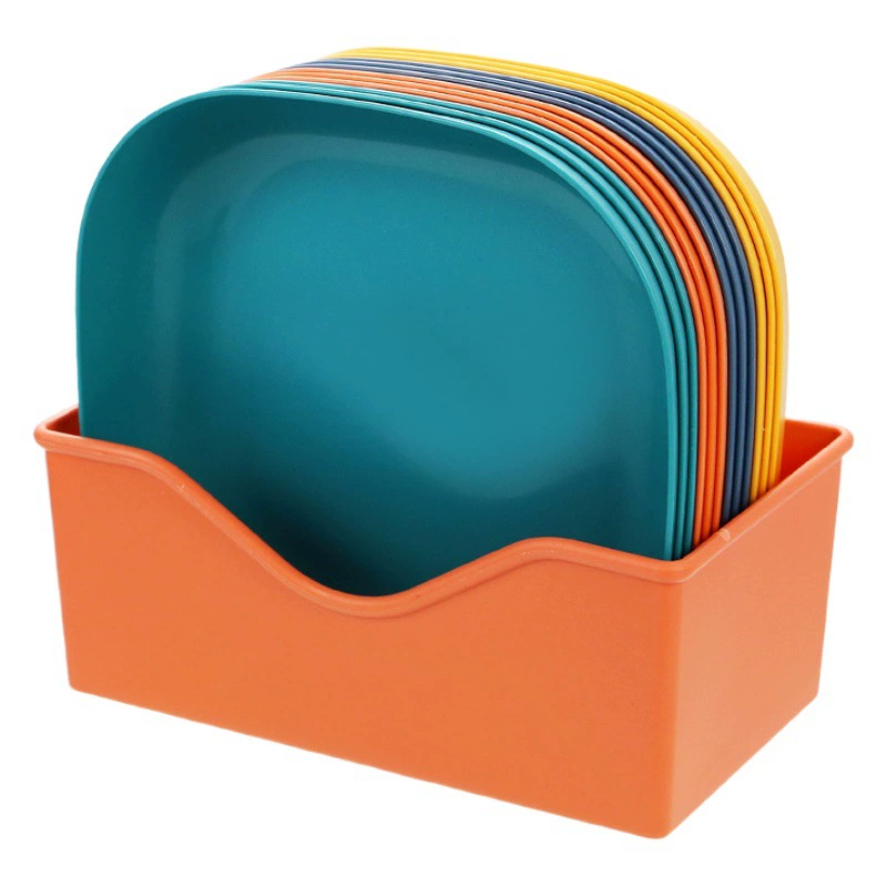 Фабрика прямых продаж мусорное блюдо костяная посуда бытовая костяная посуда креативное пластиковое блюдо маленькая тарелка с основанием