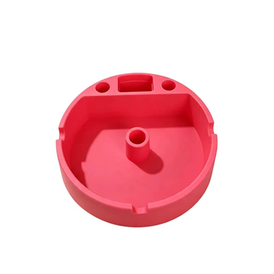 Car ashtray box, multifunctional ashtray for - pink-diameter-100-height-32-weight-102