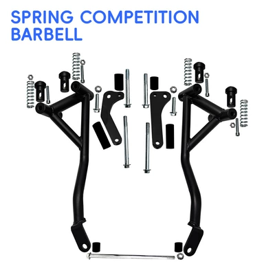 Suitable for Kawasaki Ninja 400 crash bars, anti-fall protection springs, racing bars, ninja anti-collision stunt bars, modification accessories (Motorcycle bumper) - reinforced-spring-competition-bar-aluminum-alloy-anti-fall-head