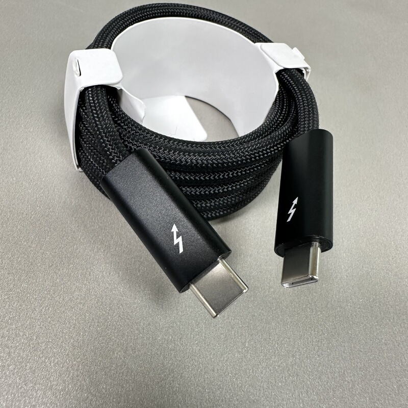 240W Suitable for Thunderbolt 3 Data Cable, Double-Ended Typec Braided Charging Cable, Usbc-C Fast Charging Cable, Extended Length 2m