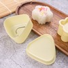 Cross -border triangle dupler set baby children's rice ball grinding set love DIY sushi rice ball artifact