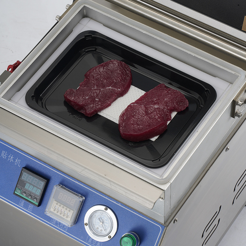 Máquina de envasado manual de suministro de productos alimenticios de carne fresca máquina de envasado al vacío comercial