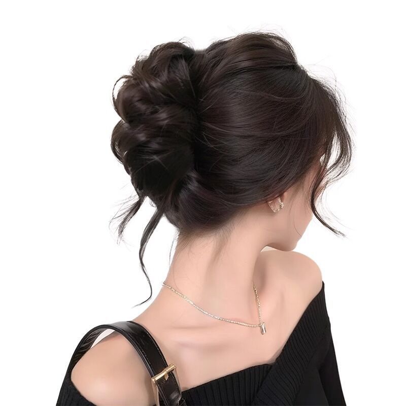 Anillo de pelo de bola, brotes de flores de 1000 flores de oro captura cabeza abrazadera, simulación de rojo en línea, cráneo alto, nuevo anillo de pelo chino de barba de dragón